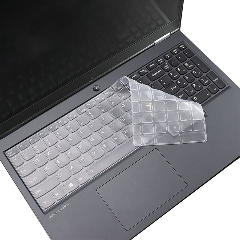 [Australia - AusPower] - Keyboard Cover for 2022 2021 Latest 15.6 17.3 Lenovo Legion 5 5i 5p 5pi 7 7i Gaming Laptop, Legion 5 Pro 15.6 16, IdeaPad Gaming 3 3i Laptop, Legion 7 7i US Keyboard Cover (Transparent) Clear 