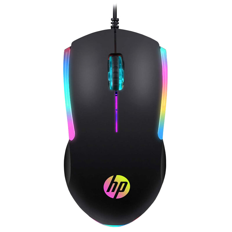 [Australia - AusPower] - HP Wired RGB Gaming Mouse High Performance Mouse with Optical Sensor, 3 Buttons, 7 Color LED for Computer Notebook Laptop Office PC Home 