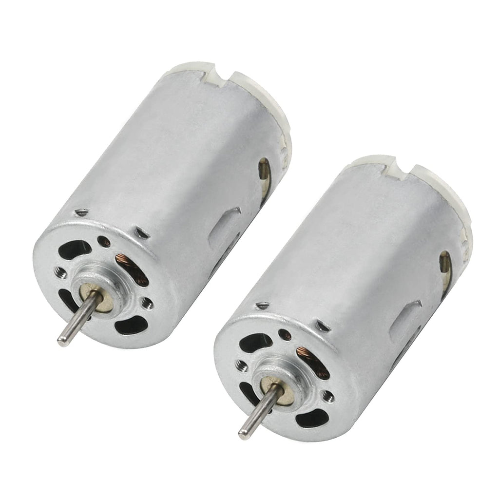 [Australia - AusPower] - Fielect 2Pcs DC 24V 13200RPM Mini Motor Mini Electric Motor Micro Speed Reduction for RC Car Robot Model DIY Engine Toy 2 