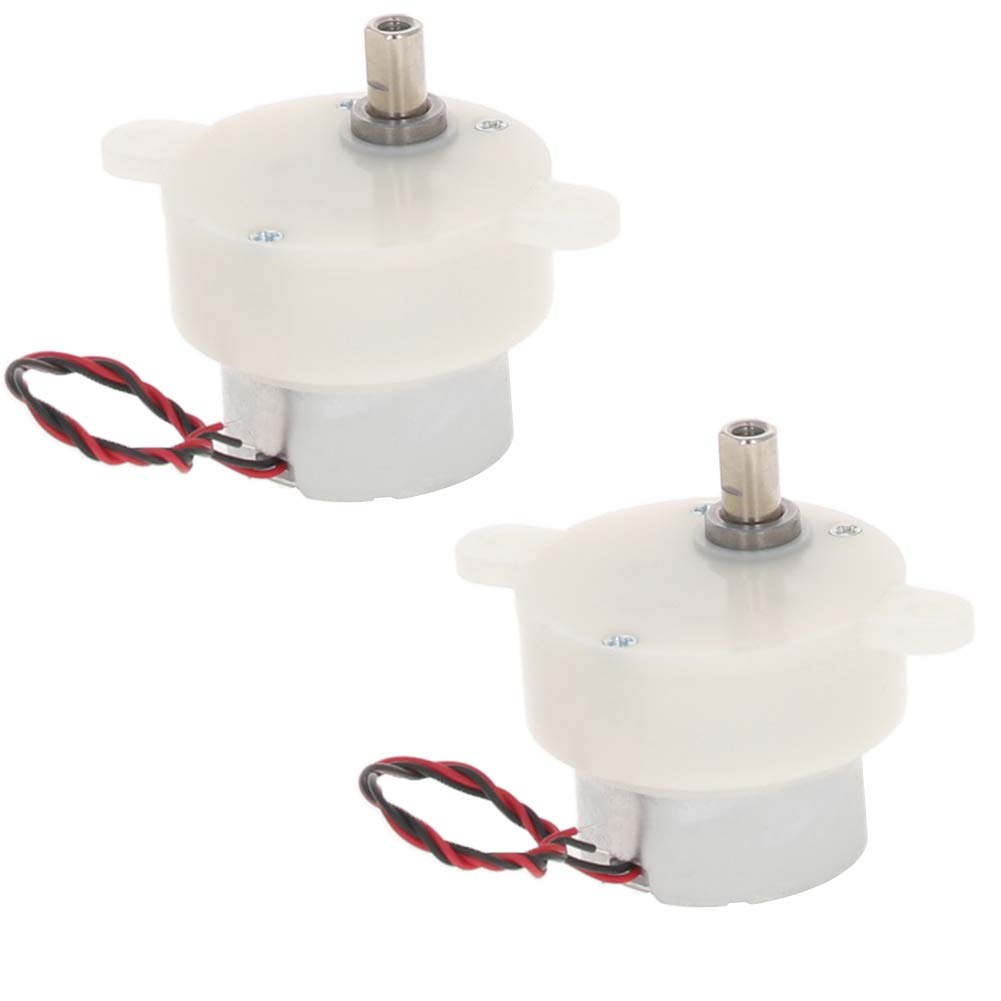 [Australia - AusPower] - Fielect 2Pcs DC 6V Electric Motor 5RMP Micro Gear Motor Mini Speed Reducer Gear Box for RC Car Robot Model DIY Toy DC 6V 5RPM 2 