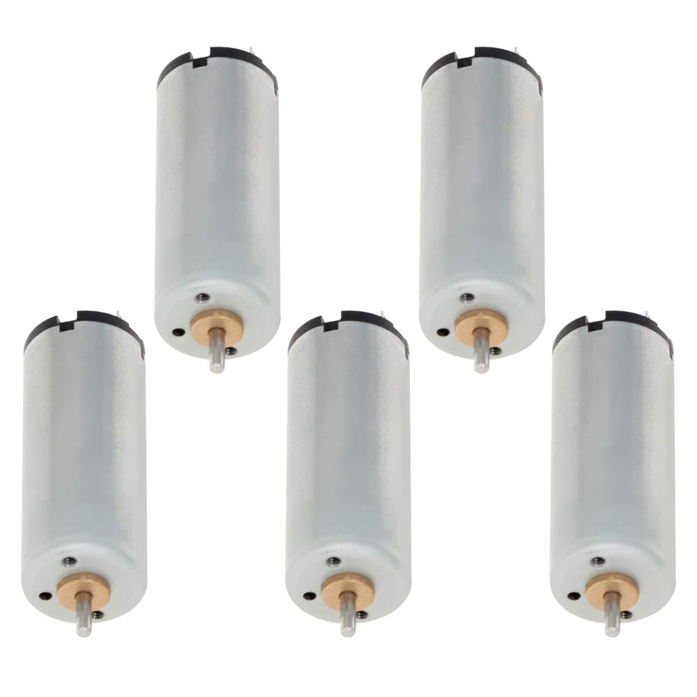 [Australia - AusPower] - Fielect 5Pcs DC Motor 3V 18500RMP Mini Electric Motor Miniature DC Motors Electronic Component Motor Accessories for DIY Rc Car Robot Toys Cars, 30mm x 12mm 5PCS 3V 30mm12mm 