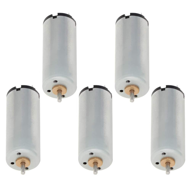 [Australia - AusPower] - Fielect 5Pcs DC Motor 3V 18500RMP Mini Electric Motor Miniature DC Motors Electronic Component Motor Accessories for DIY Rc Car Robot Toys Cars, 30mm x 12mm 5PCS 3V 30mm12mm 