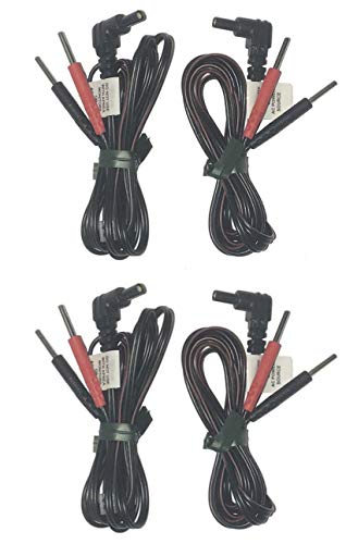 [Australia - AusPower] - Therapist’s Choice® Premium Lead Wires for TENS and EMS Units – Standard Female Plug (2) 2 