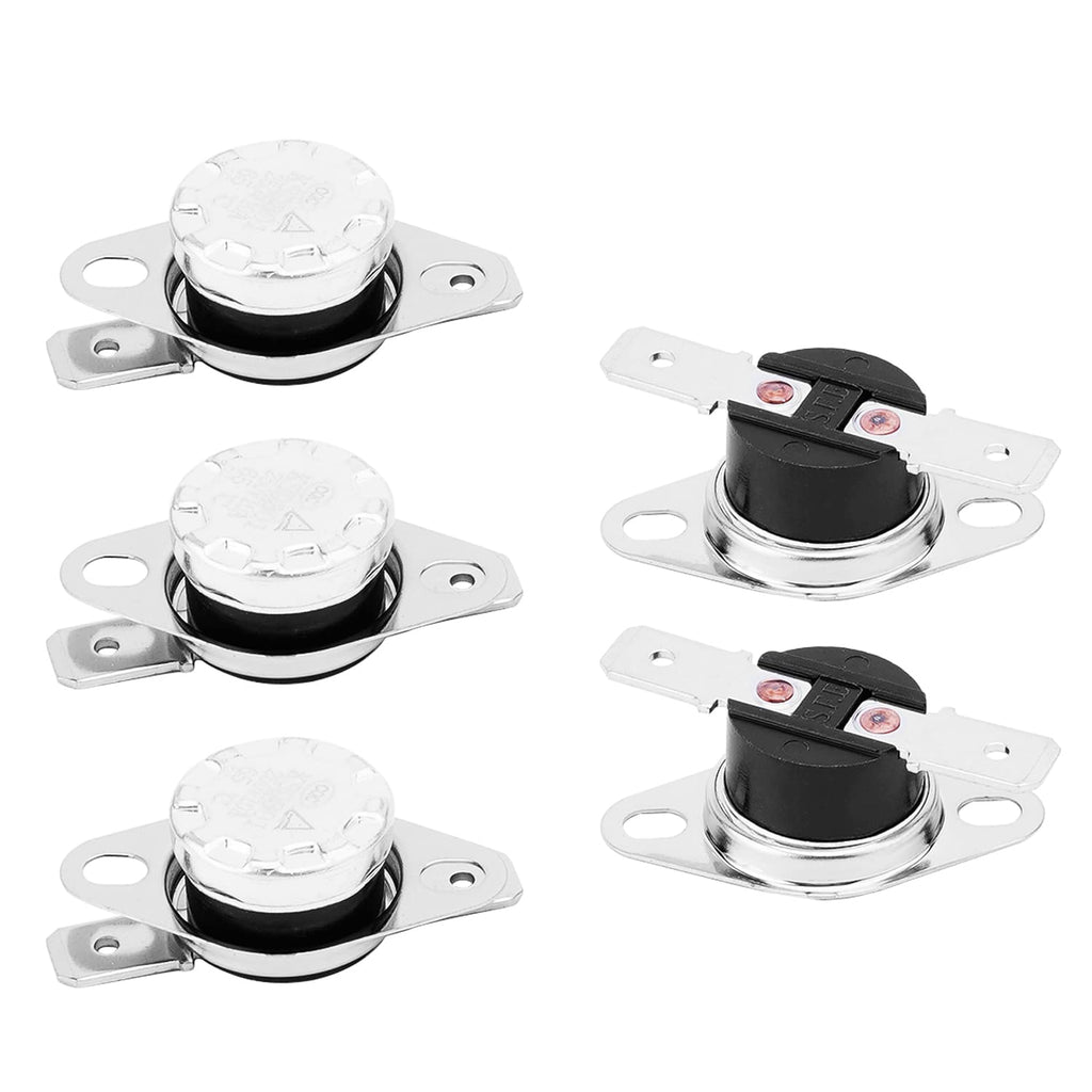 [Australia - AusPower] - Fielect 5Pcs KSD301 Thermostat 65°C/149°F Normally Closed N.C Snap Disc Temperature Switch for Microwave Oven Coffee Maker Smoker 