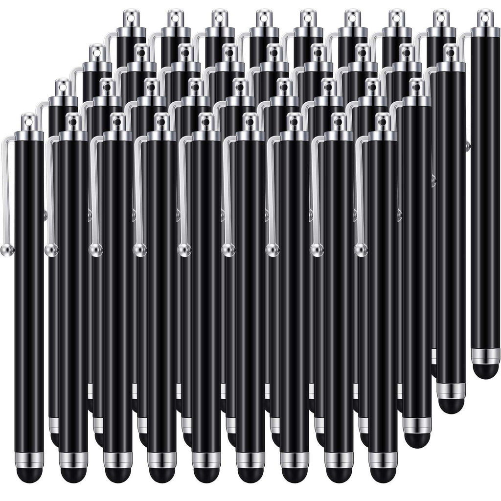[Australia - AusPower] - Stylus Pens for Touch Screens,Stylus Pen Set of 36 for Universal Capacitive Touch Screens Devices, Compatible with iPhone, iPad, Tablet (Black) Black 
