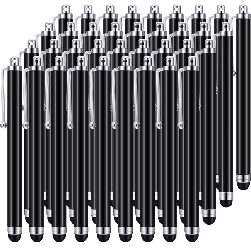 [Australia - AusPower] - Stylus Pens for Touch Screens,Stylus Pen Set of 36 for Universal Capacitive Touch Screens Devices, Compatible with iPhone, iPad, Tablet (Black) Black 