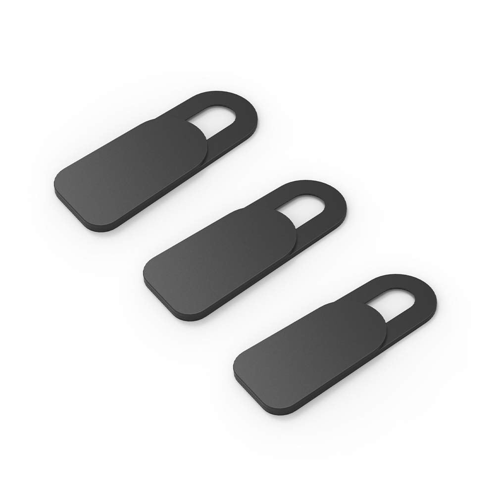 [Australia - AusPower] - SenseAGE 3 Pack Webcam Cover Slide, 0.03 Inch Ultra-Thin Web Camera Cover for MacBook Pro, iMac, Laptop, PC, iPad, Tablet and More, Protect Your Own Privacy and Secure, Black 