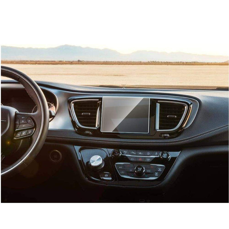 [Australia - AusPower] - OYFA Tempered Glass Screen Protector Compatible with 2019 2020 Chrysler Pacifica,Anti-Scratch,Shock-Resistant,HD Clear,Protecting Uconnect 8.4” Touch Screen. 
