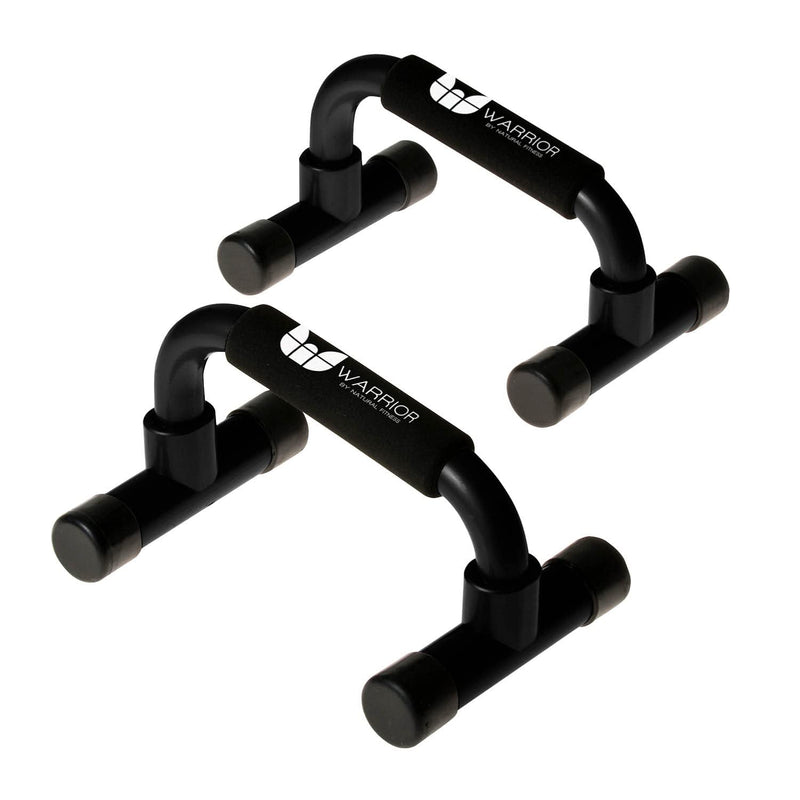 [Australia - AusPower] - Warrior Pushup Bars - Upper Body Core and Chest Strength Fitness Training Stands - Angled with Comfort Grips and Stable Base for Home, Gym or Travel 