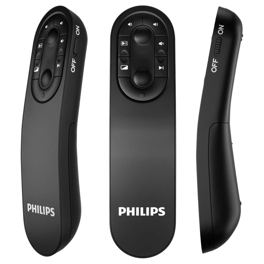 [Australia - AusPower] - Philips Wireless Presenter Remote, PowerPoint Presentation Clicker 2.4GHz Slide Advancer Single Mode Presentation Remote 