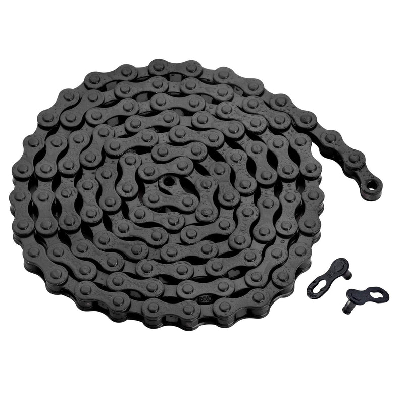 [Australia - AusPower] - zonkie Single-Speed Bicycle Chain 1/2 x 1/8 Inch 116 Links Black 1/2" ×1/8" 116 links 