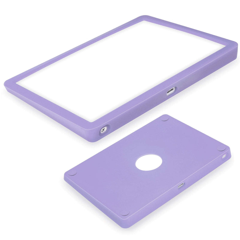 [Australia - AusPower] - Silicone case for Magic Trackpad 2 Silicon case for Apple Wireless Touchpad Apple Trackpad Protective Cover，Anti-dust and Anti-Scratch Washable Wear-Resistant Silicone Skin (Lavender Grey) Lavender Grey 