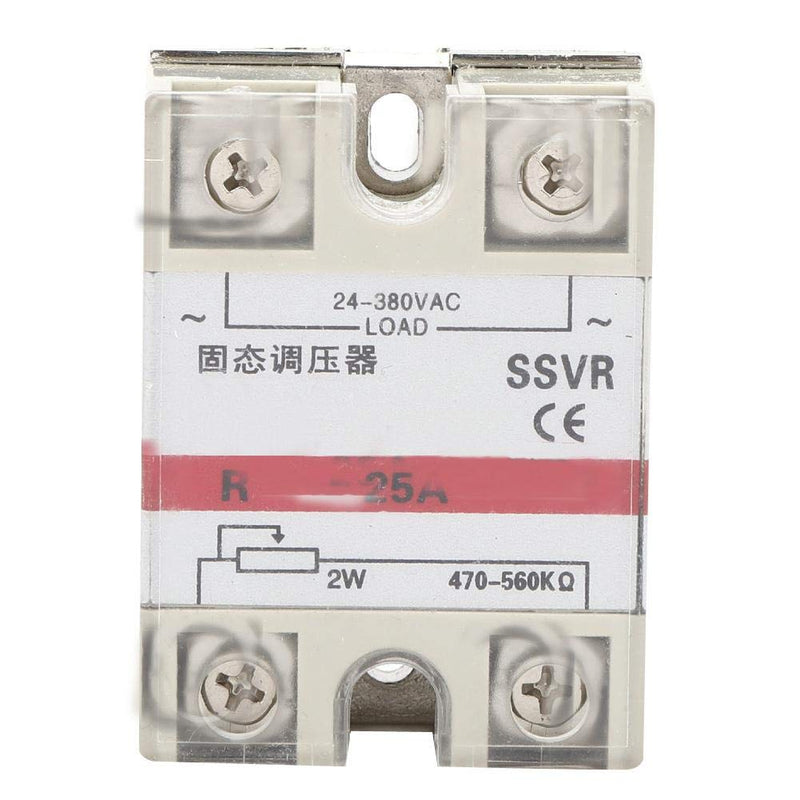 [Australia - AusPower] - SSR Solid-State Voltage Regulator, SSVR-25A-VA 24-380VAC Solid State Relay Single Phase Relay Module Low Frequency Voltage Regulator 