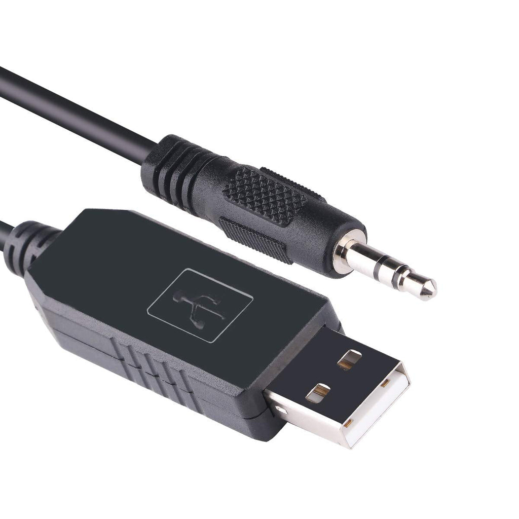 [Australia - AusPower] - 6FT USB to RS232 3.5mm Audio Jack Serial Adapter Cable FTDI Chip USB-RS232-AJ 