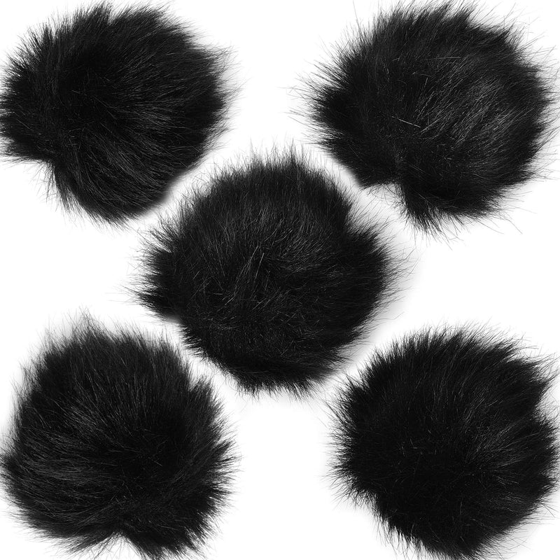 [Australia - AusPower] - Microphone Lapel Dead Cat Windscreen, ChromLives Lapel Mic Windscreen Muff, Furry Windscreen Dead Cat Outdoor Comaptible with Lavalier Microphones 5Pack Lapel Mic Cover 