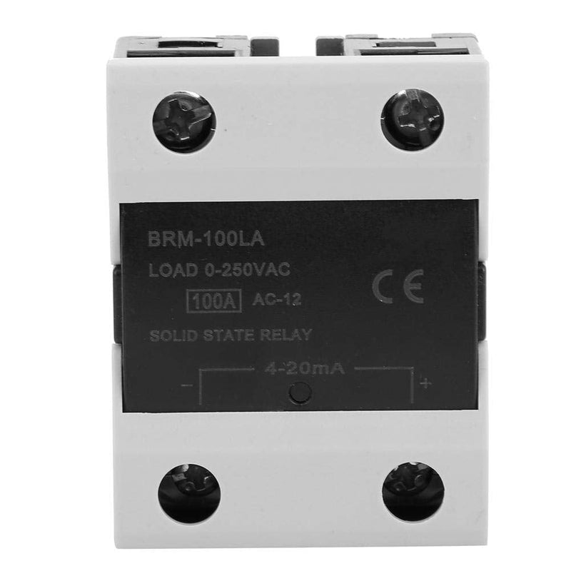 [Australia - AusPower] - SSR Solid State Relay, BRM-100LA 4-20mA 0-250VAC Solid State Relay Electronic Component Industrial Accessory with LED Light Tube 