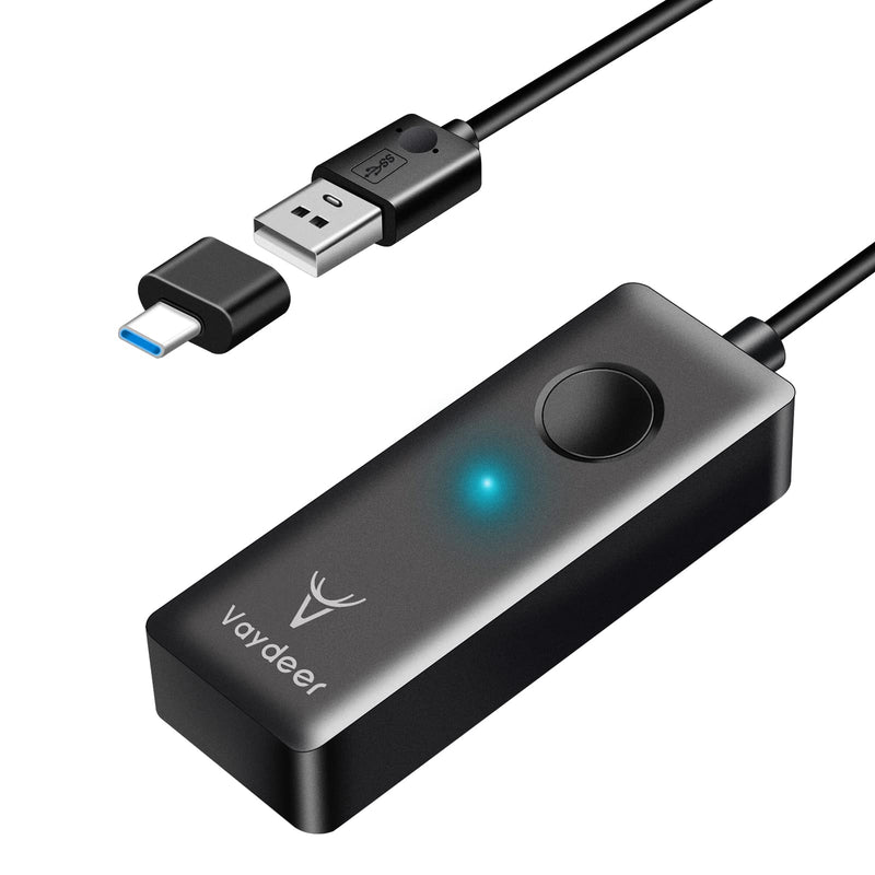 [Australia - AusPower] - VAYDEER Undetectable Mouse Jiggler Mouse Mover USB Port for Computer,Driver-Free with ON/Off Switch,Simulate Mouse Movement to Prevent The Computer from Entering Sleep Mode,Plug-and-Play 9.84 inch cable 1-track 