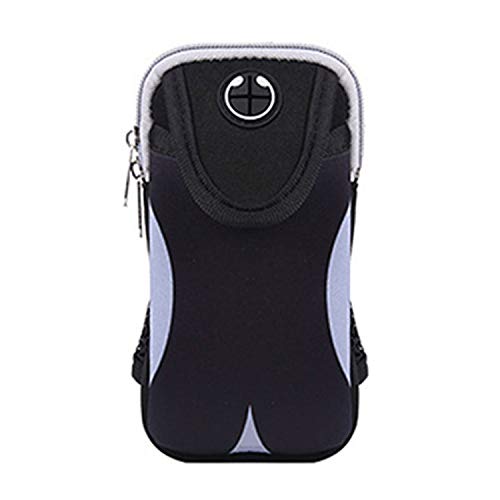 [Australia - AusPower] - 1PC Waterproof Sports Arm Bag Gym Cell Phone Running Armband 6.5inches (Gray, 6.5inch) gray 