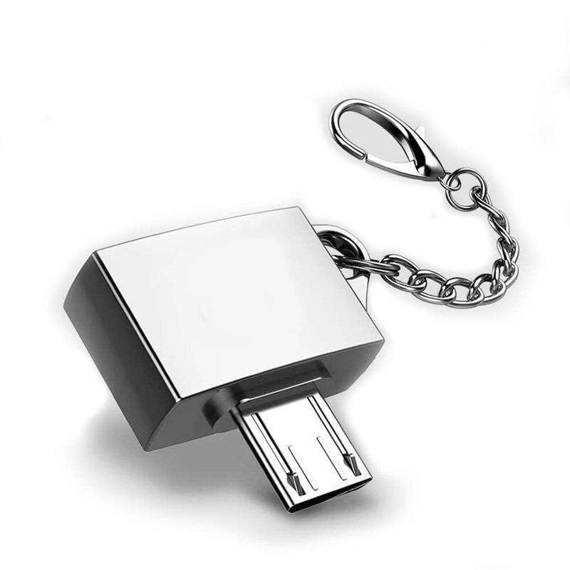 [Australia - AusPower] - Cotchear Mini OTG Converter Micro USB Male to USB 2.0 Female Adapter for Android Phone U Disk Tablet PC (Silver) Silver 