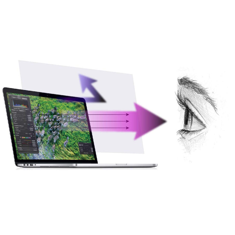 [Australia - AusPower] - Premium Anti Blue Light Screen Protector (2 Pack) Compatible with MacBook Air 11 inch Model Number A1370 & A1465. Filter Out Blue Light and Relieve Computer Eye Strain to Help You Sleep Better 