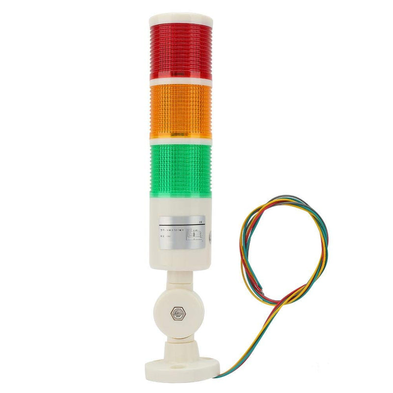 [Australia - AusPower] - 24VDC LED CNC Machine LED Light, Stack Alarm Warning Lamp Tower Light CNC Machine Warning Light, Red/Green/Orange for Machine Tools for Mechanical Equipment 