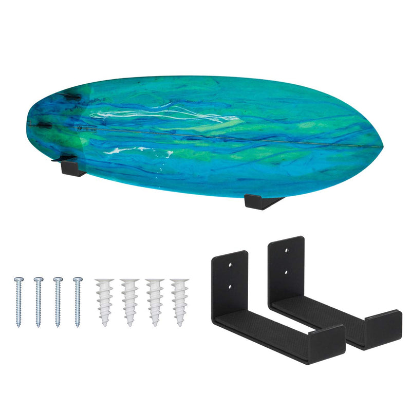 [Australia - AusPower] - Mind and Action Solid Aluminum Surfboard Wall Rack, Snowboard Display Mount,Short Board & Long Board Storage 