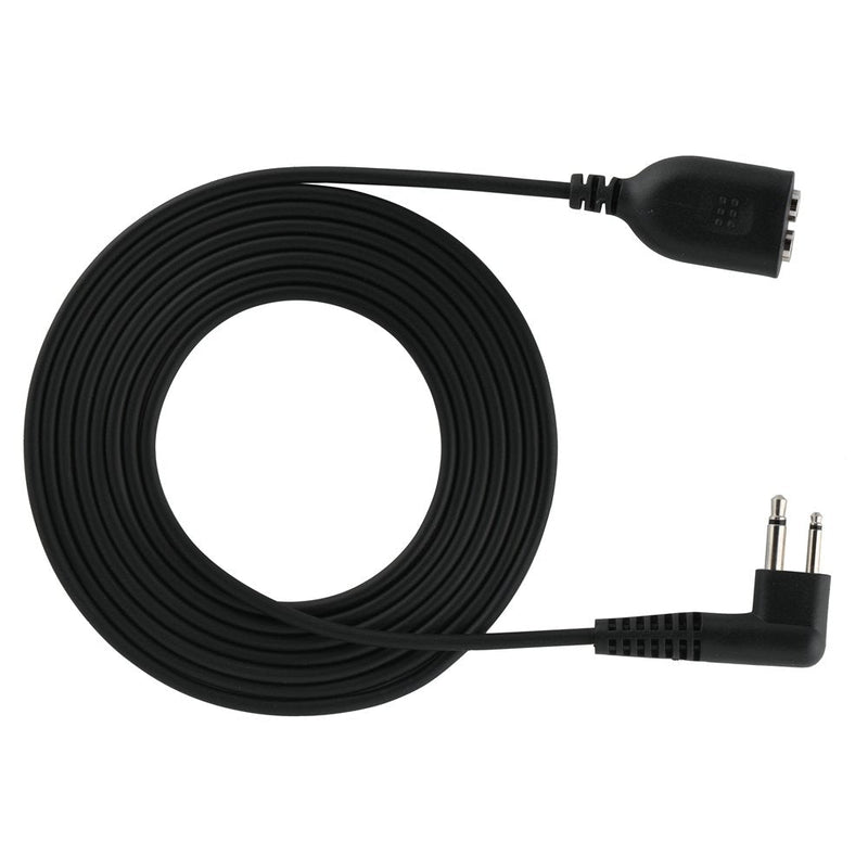 [Australia - AusPower] - 2 Pin Mic Cable Microphone Headset Male to Female Extension Cord for Walkie Talkie 