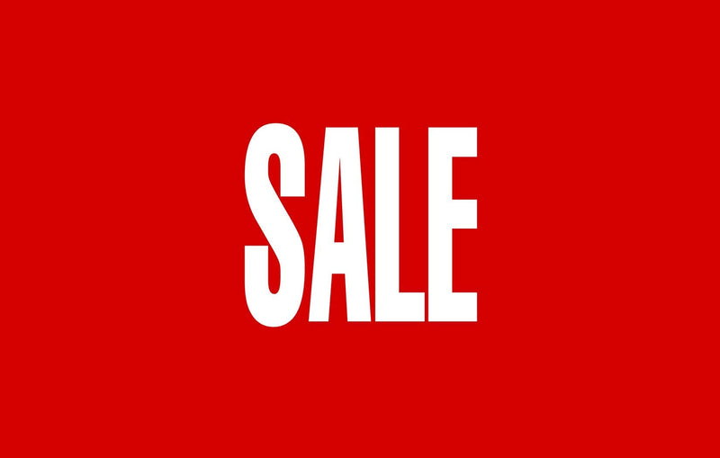 [Australia - AusPower] - NAHANCO CD35S4-10 Retail Sign Card for Displays, “Sale”, 3 ½”H x 5 ½”W, Red with White Solid, Narrow Print on Card Stock – 10/CTN. 