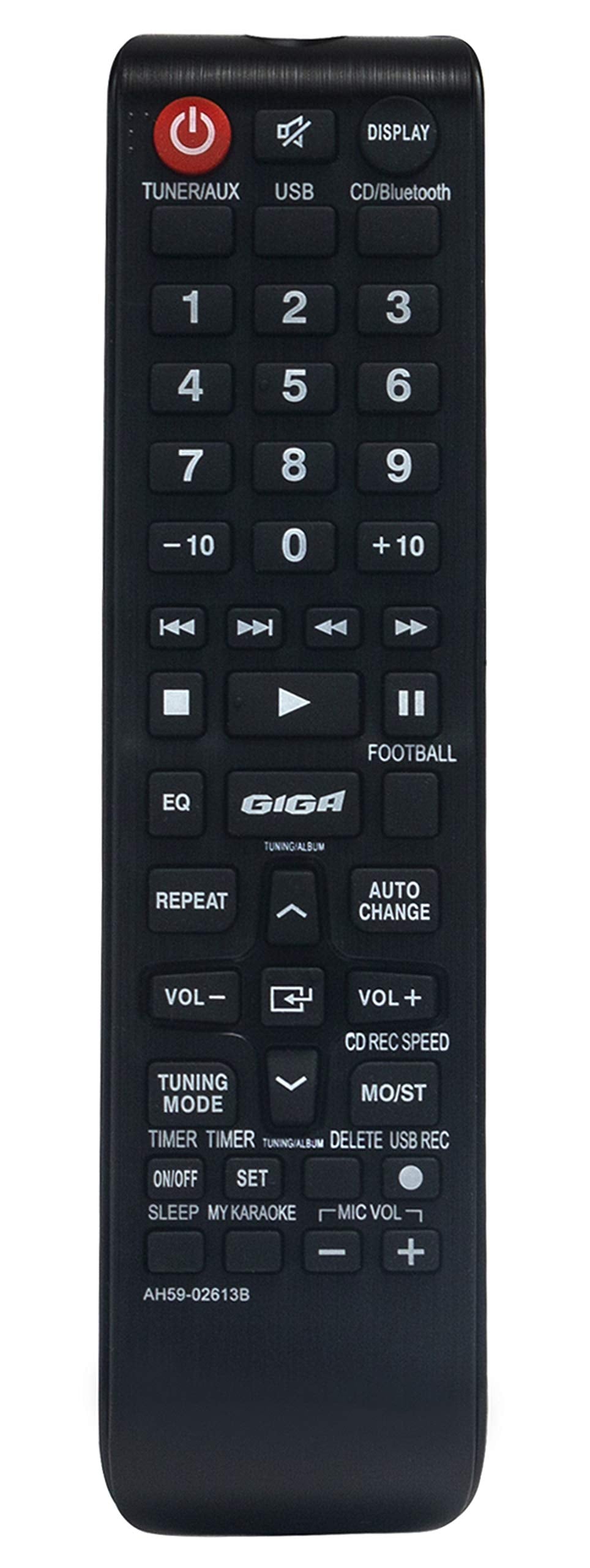 [Australia - AusPower] - AH59-02613B Replaced Remote fit for Samsung Mini Compact System MXH630 MX-H630 MX-H730 MXH730 MXH835 MX-H835 MX-H630/ZA MX-H730/ZA 