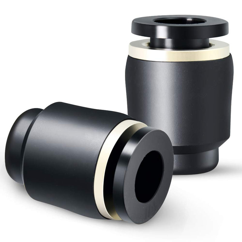 [Australia - AusPower] - TAILONZ PNEUMATIC 1/4 inch Tube OD Plastic Push-in Connect Tubing Pneumatic Cap Plug Fitting PPF-1/4 (Pack of 10) 1/4” OD 