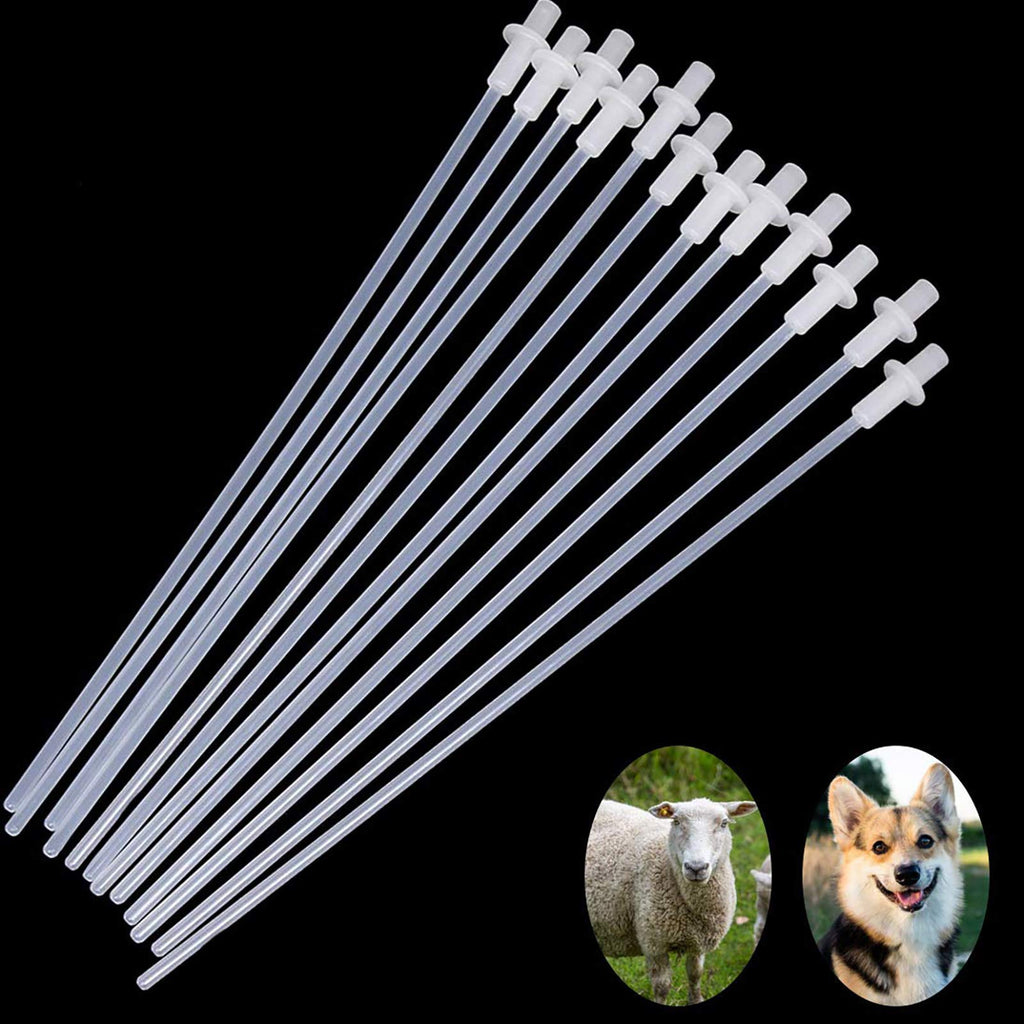 [Australia - AusPower] - Besimple 50 Pcs 10'' Disposable Insemination Catheters Pet Artificial Insemination Rods for Dog Goat Sheep Breed Rod Test Tube’ 