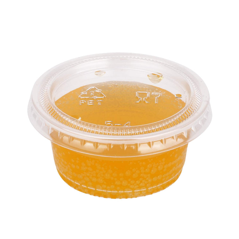 [Australia - AusPower] - 【200Pack-2oz】Fuling Small Plastic Containers with Lids, Jello Shot Cups, Condiment Cups for Meal Prep, Portion Control, Salad Dressing Slime Medicine 