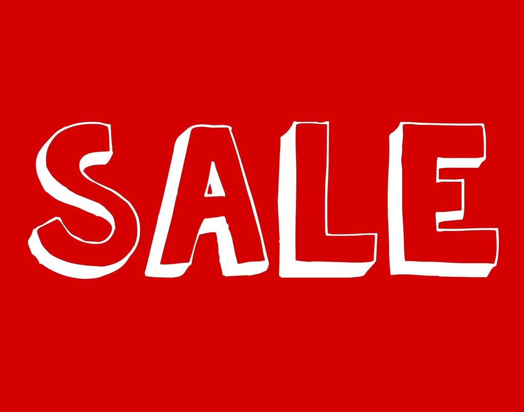 [Australia - AusPower] - NAHANCO CD57S3-5 Retail Sign Card for Displays, “Sale”, 5 ½”H x 7”W, Red with White Block Print on Card Stock – 5/CTN. 