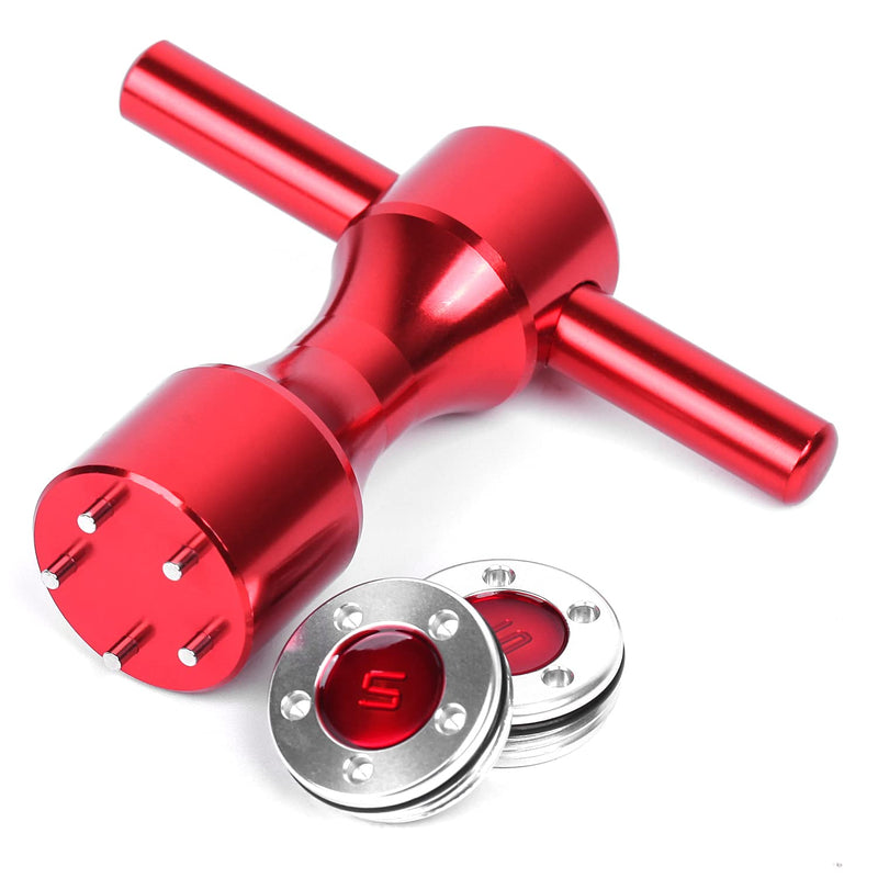 [Australia - AusPower] - Gofotu Golf Head Weight 2pcs. 5g/10g/15g/20g/25g/30g/35g/40g Golf Custom Weights+Red Wrench Fit Titleist Scotty Cameron Putters Newport 
