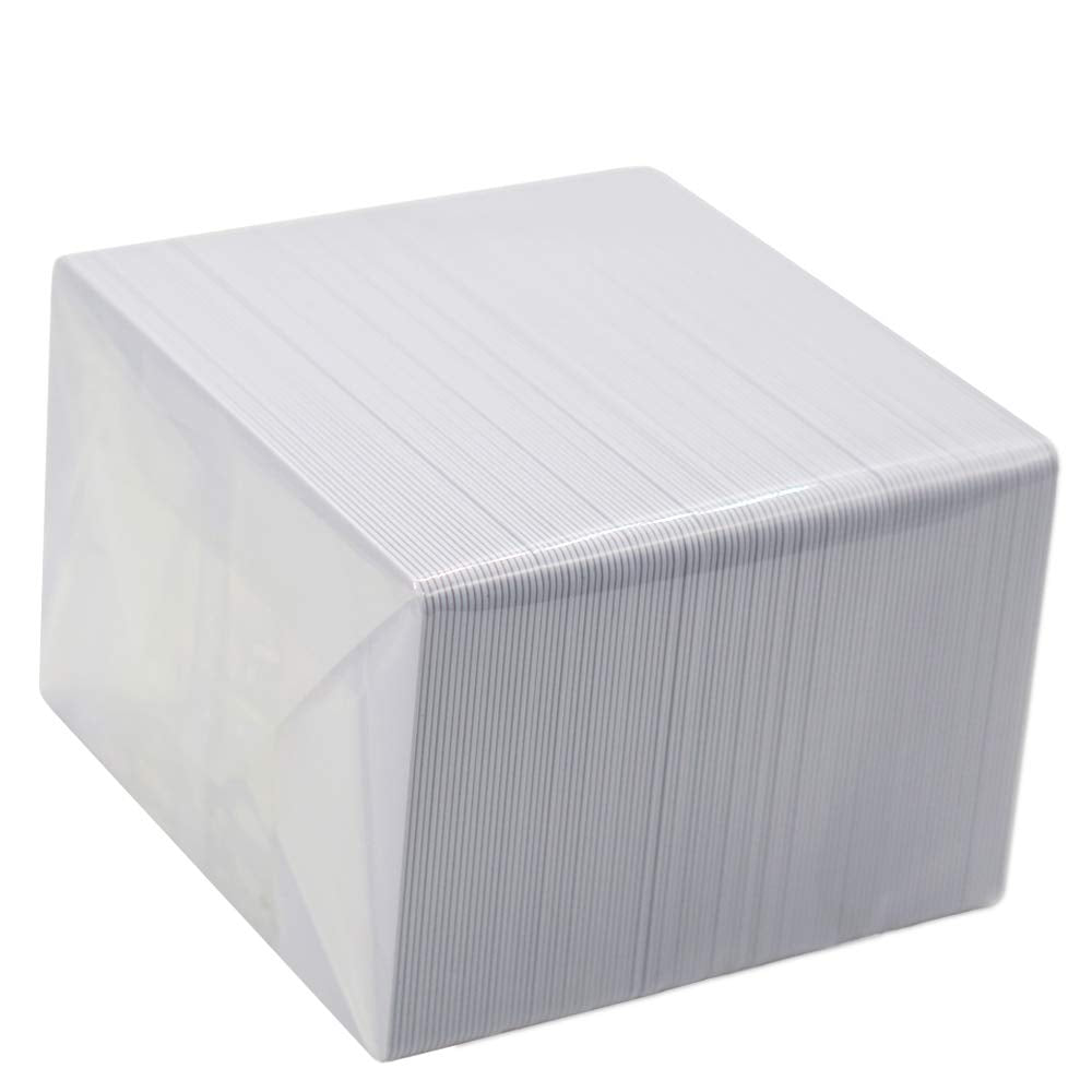[Australia - AusPower] - Gialer 100 Pack MIFARE 1 Classic 1K Compatible RFID Smart Intelligent Cards 13.56MHz 14443A Plastic Blank White Card Hotel Key Cards Access Control Card Printable on Most Card Printers CR80 3 3/8" x 2 1/8" 100pcs 
