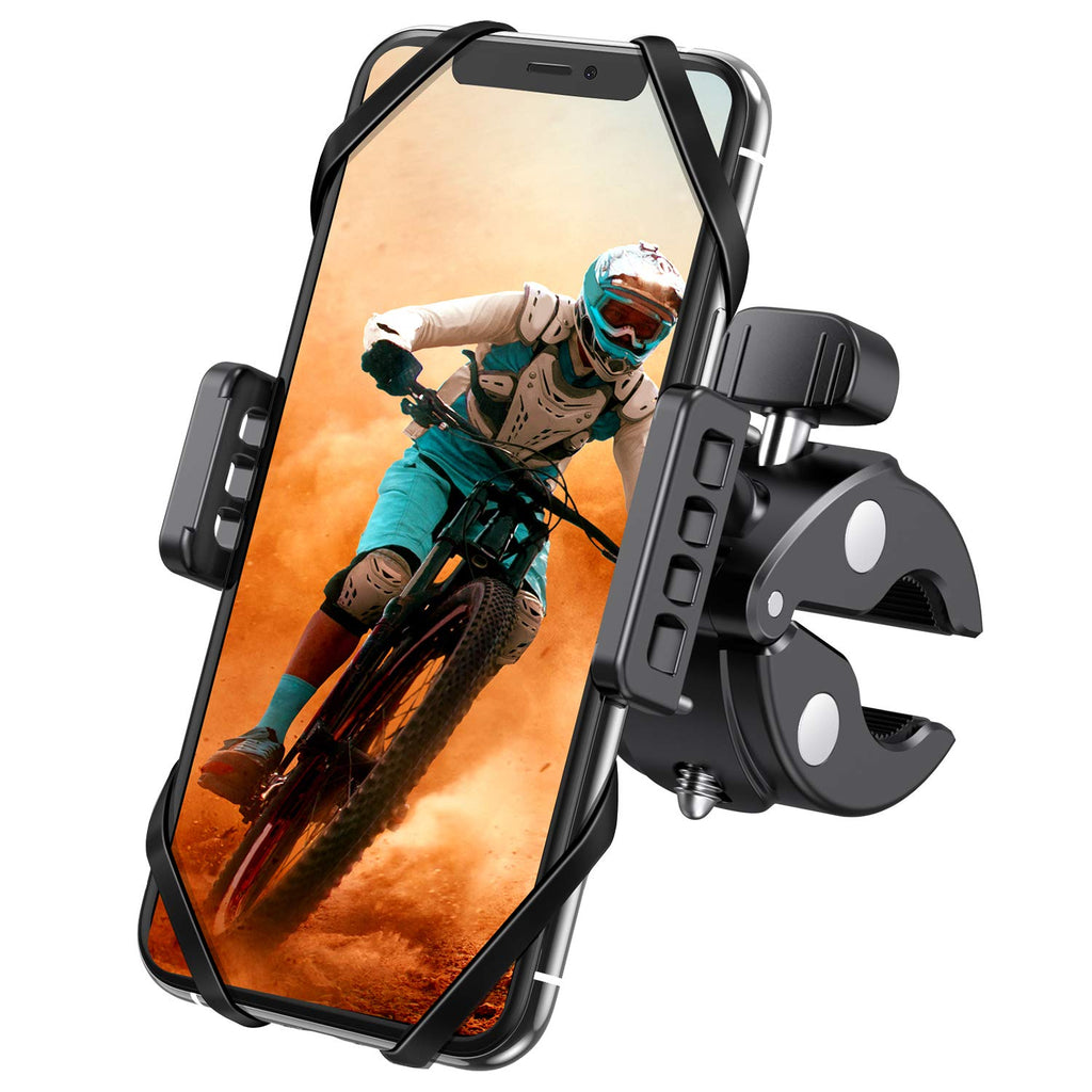 [Australia - AusPower] - WeGuard Bike& Motorcycle Phone Mount - Universal Bike Handlebar Cell Phone Holder, Bike Cell Phone Holder Compatible with for iPhone 11 Pro, Xr, Xs Max, Samsung S20 S10+ or Any Cell Phone 