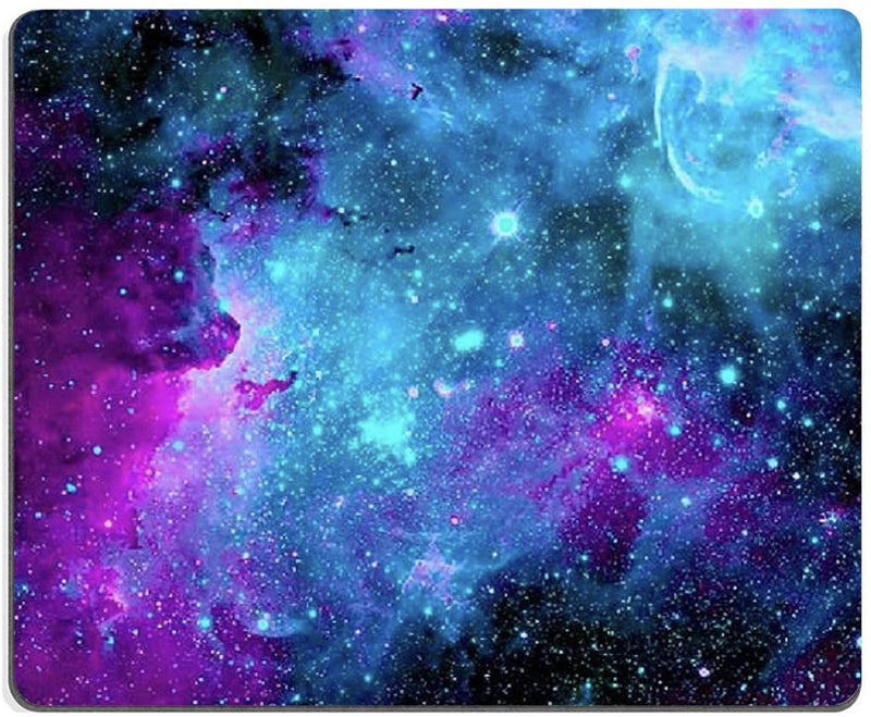 [Australia - AusPower] - Gaming Mouse Pad,Blue Purple Galaxy Nebula Universe Space Mouse Pad Non-Slip Rubber Base Mouse Pads for Computers Laptop Office, 9.5"x7.9"x0.12" Inch(240mm x 200mm x 3mm) 