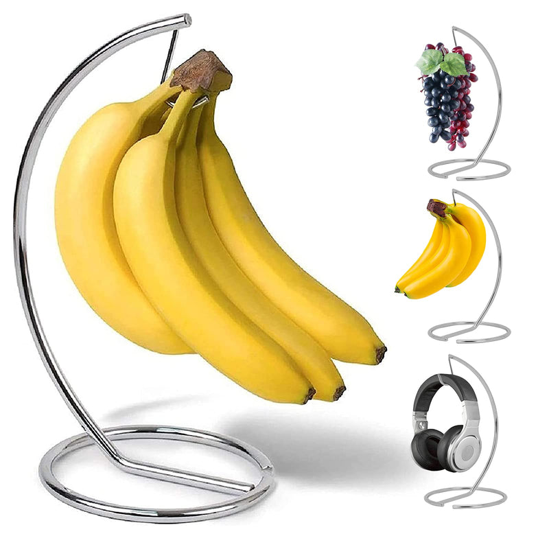 [Australia - AusPower] - Banana Tree Hanger, Stainless Steel Banana Hanging Bracket Wire Banana Tree Stand,Fruit Bowl For Kitchen Counter, Keep All Your Bananas Fresh 