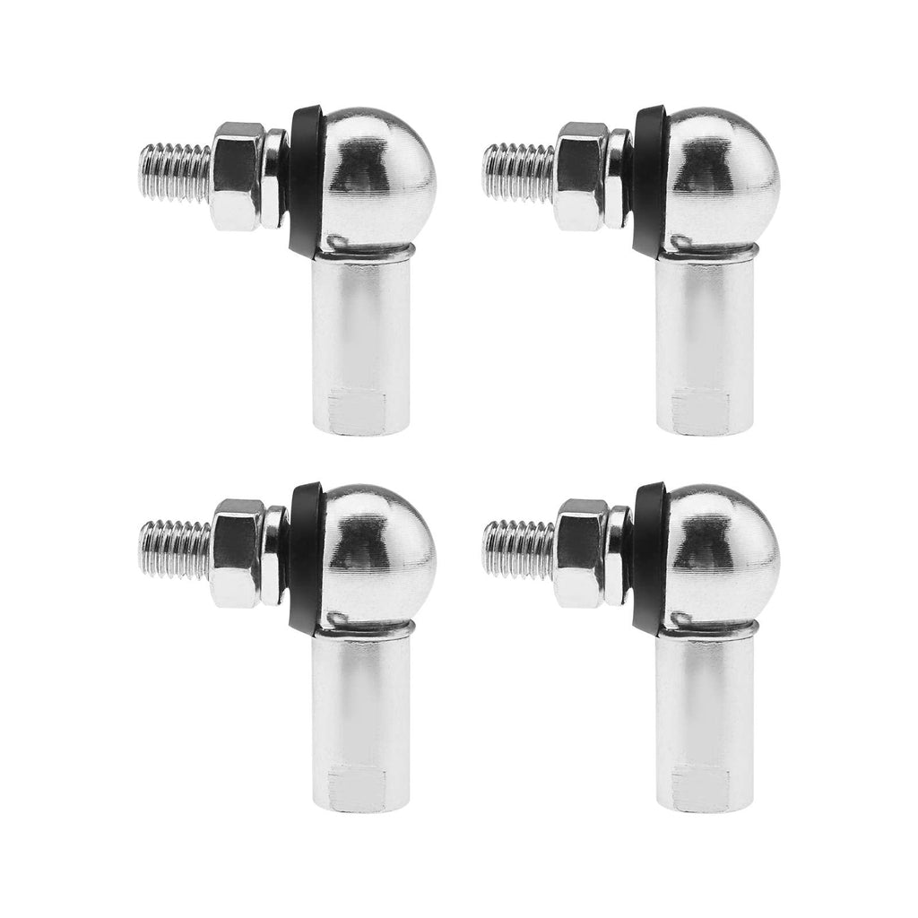 [Australia - AusPower] - 4Pcs Angle Linkage Ball Joint Kit, with Spring Clip Dust Seal CS DIN 71802 Gear Linkage Replacements M10 (LH) 