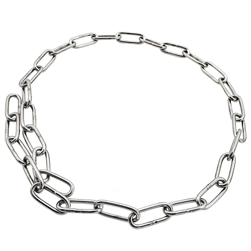 [Australia - AusPower] - Stainless Steel 304 Chain,Metown Stainless Steel Coil Chain 3m Length 3mm(1/9 inch) Thickness,Perfect for Anchor Chain, Pet Dog Chain, Camping, Clothes Hanging(3mm, 3) 1/9in-9.84ft 