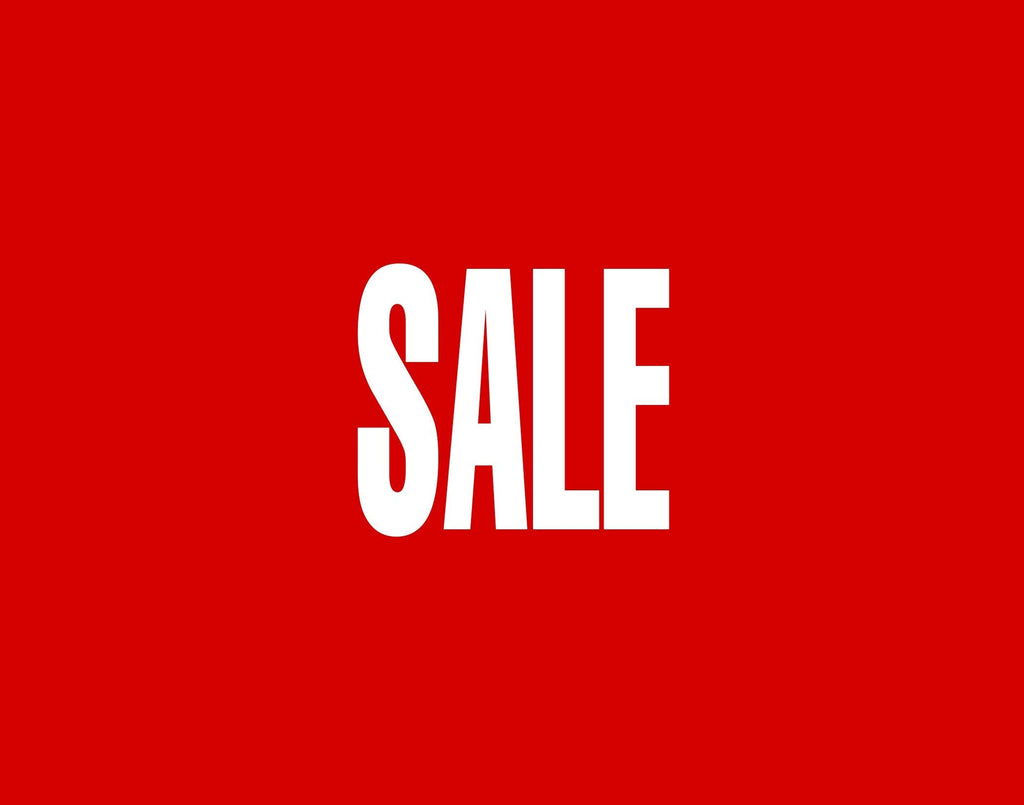 [Australia - AusPower] - NAHANCO CD57S4-5 Retail Sign Card for Displays, “Sale”, 5 ½”H x 7”W, Red with White Solid, Narrow Print on Card Stock – 5/CTN. 