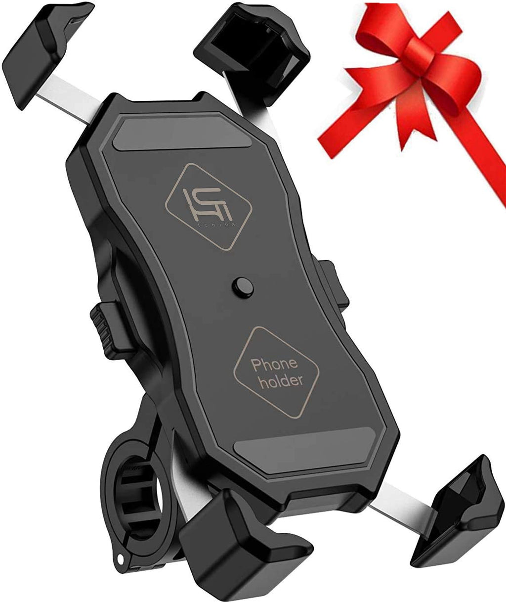 [Australia - AusPower] - One Touch Bike Phone Mount Phone Holder for Bike＆Motorcycle Bike Phone Holder Bike Phone Mount Holder Bike Cell Phone Holder Cell Phone Holder for Bike for iPhone X/XR/XS MAX/8/7/6 Plus 4.7"-6.8" 