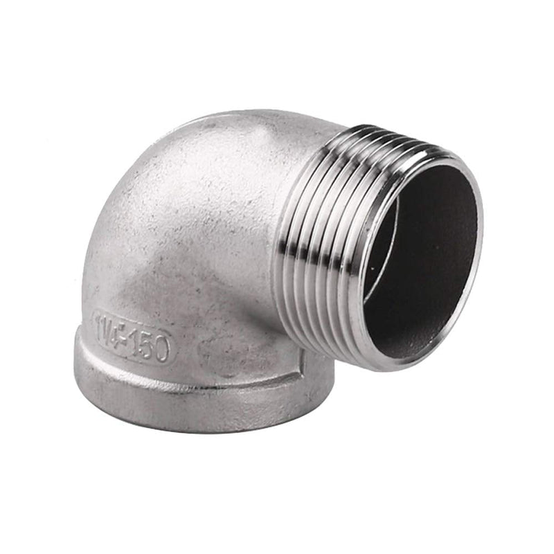 [Australia - AusPower] - Avanty Stainless Steel 304 Cast Pipe Fitting, 90 Degree Street Elbow, 3/4" NPT Male x 3/4" NPT Female 