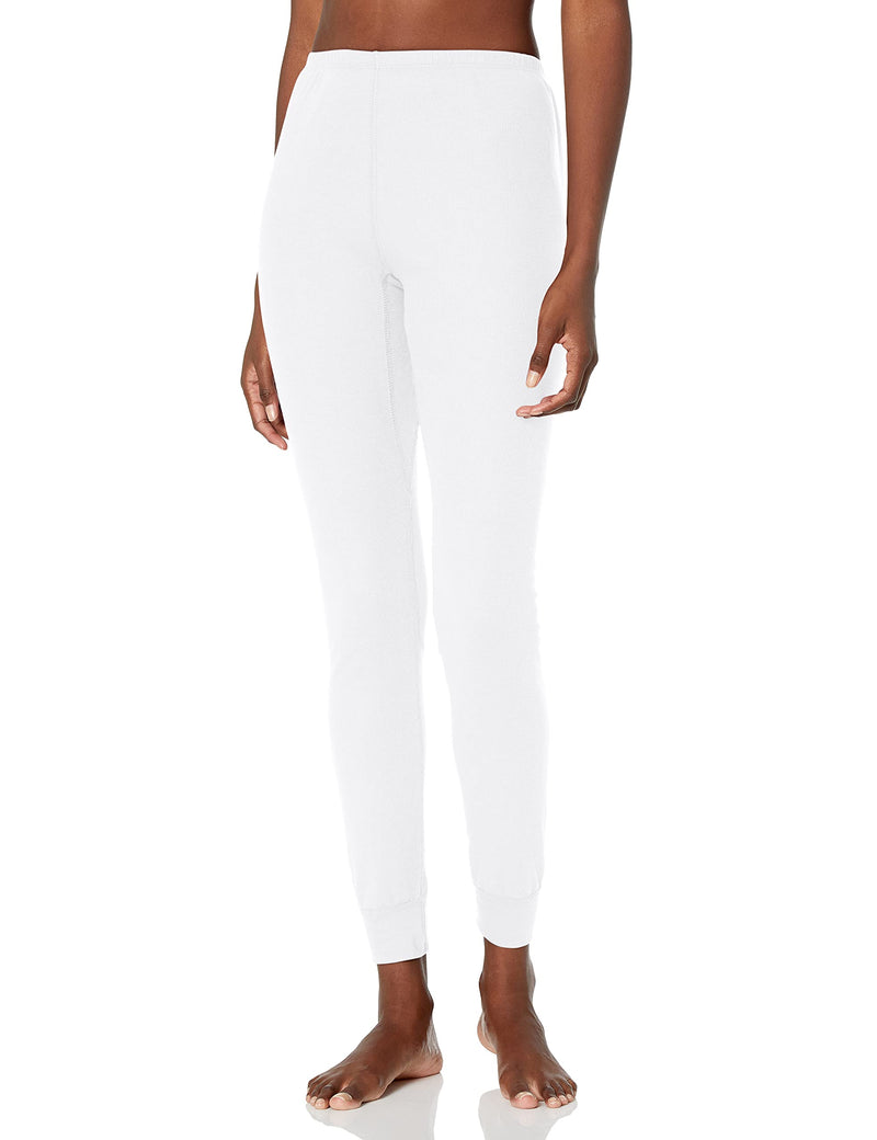 [Australia - AusPower] - Fruit of the Loom Women's Micro Waffle Thermal Bottom 1X White 