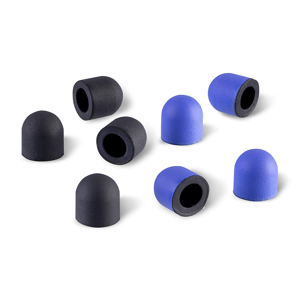 [Australia - AusPower] - Styluses Set of 8 for Touch Screens 4 Blue 4 Black - Capacitive Replacement Rubber Tips for No Touch Door Opener Tool and Stylus Pens. Superb on Ipad, Iphone, Tablet and Safe Touch Touchless Tools 