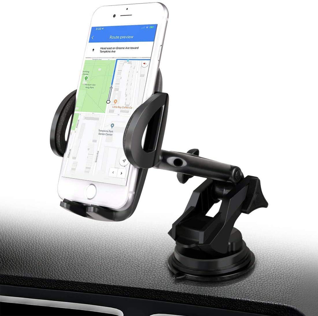 [Australia - AusPower] - BTMAGIC Car Phone Mount,Universal Cup Phone Holder for Car, Ultimate Hands-Free Phone Holder for Car Dashboard, Washable Super Suction Cup (Black4) Black4 