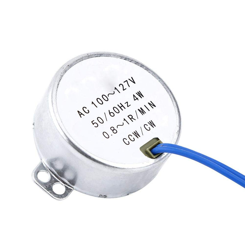 [Australia - AusPower] - Ac 100-127V Low Noise Synchronous Motor 50/60HZ CW/CCW High Torque Permanent Magnet Rotary Motor for Cup Turner(10-12RPM) 