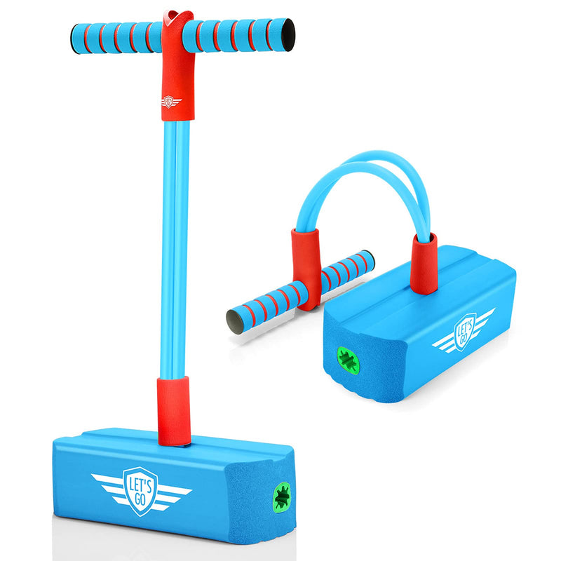 [Australia - AusPower] - Toys for 3-12 Year Old Boys Girls, Foam Pogo Jumper for Kids Gifts for 3-12 Year Old Boys Girls Pogo Stick Toys for Boys Age 3-12 Autism Toys Birthday Gifts Easter Basket Stuffers（Sky Blue） Sky Blue 