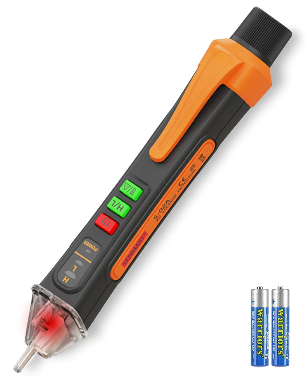 [Australia - AusPower] - Non Contact Voltage Tester Pen, Electrical Tools Electrical Tester AC 12-1000V/48V-1000V, LED Flashlight, Buzzer Alarm for Live/Null Wire Tester Judgment, Wire Breakpoint Finder Non Contact Tester Pen 