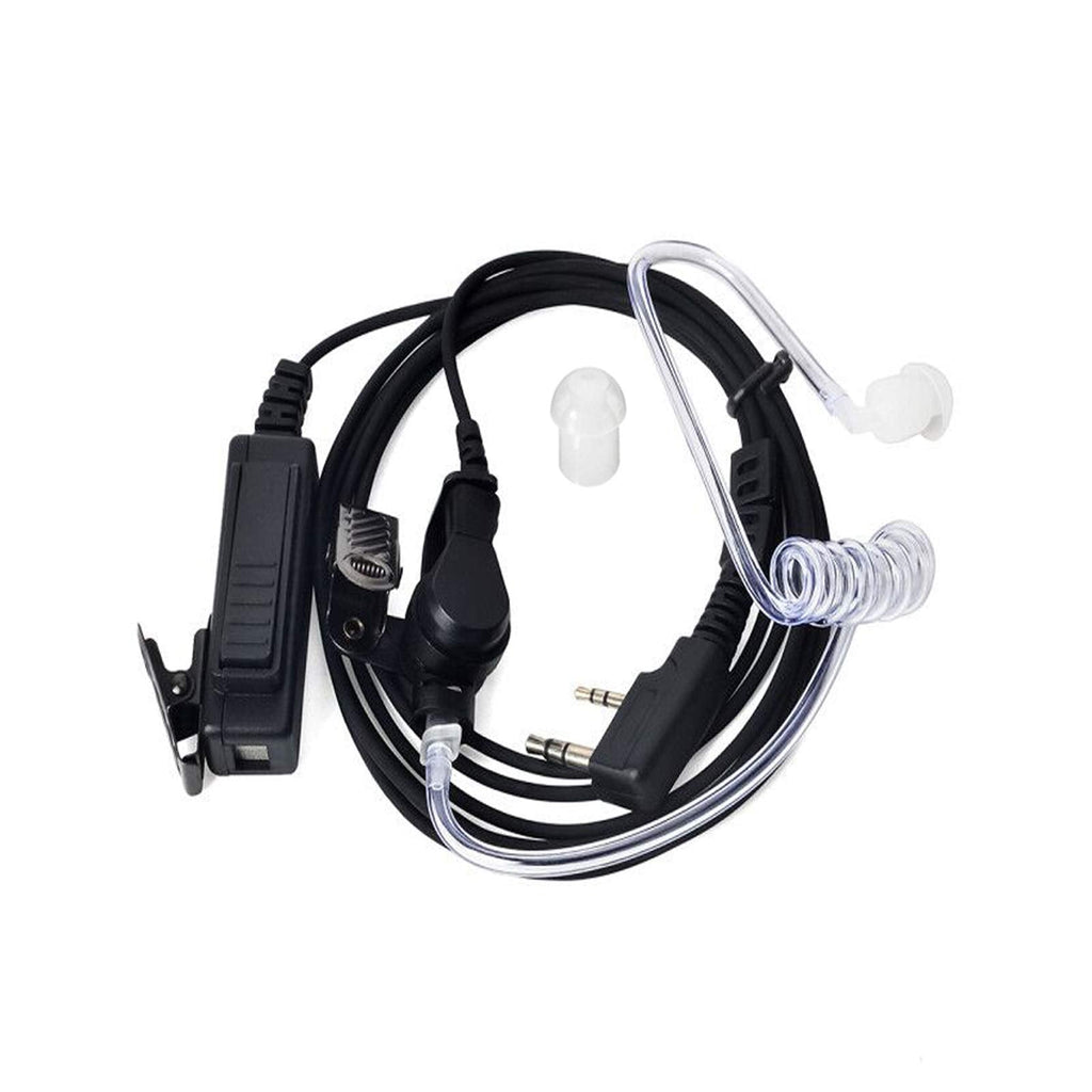 [Australia - AusPower] - HYS Surveillance Security Covert Acoustic Tube Earpiece Headset with PTT Mic for Kenwood PUXING Baofeng UV-5R UV-5RA 888S WOUXUN KG-699 KG-689 KG-669 